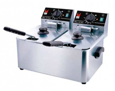 Фото Фритюрница Rock Kitchen HDF 4+4, картинка, монтаж, сервис, доставка, сервисное обслуживание