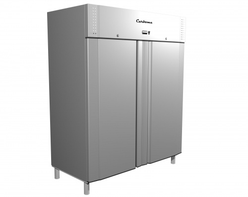 Фото Холодильный шкаф Полюс Carboma V1400 INOX, картинка, монтаж, сервис, доставка, сервисное обслуживание
