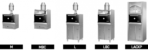 Фото Печь угольная Josper Classic HJX-45 L/Burgundy, картинка, монтаж, сервис, доставка, сервисное обслуживание