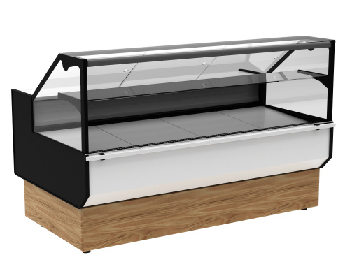 Фото Морозильная витрина Полюс ВХСн-1,8 Carboma GC95 (GC95 SL 1,8-1 KombiLux / INOX), картинка, монтаж, сервис, доставка, сервисное обслуживание