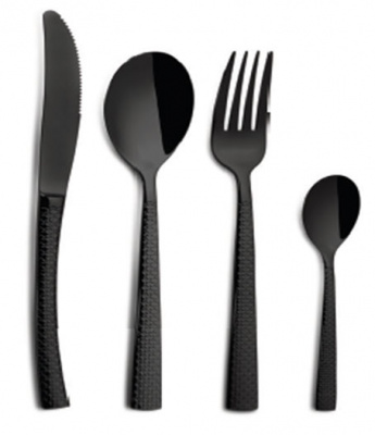 Фото Ложка столовая Comas Hidraulic Black 18%, картинка, монтаж, сервис, доставка, сервисное обслуживание