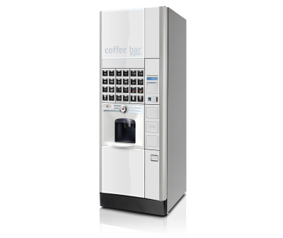 Фото Вендинговый аппарат для кофе Rheavendors Luce X2 EE7 PRO R2T 1T white, картинка, монтаж, сервис, доставка, сервисное обслуживание