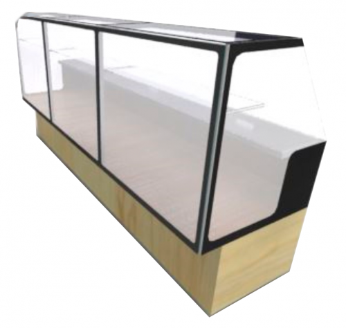 Фото Витрина Фабрика Авторской мебели Прага 100В, картинка, монтаж, сервис, доставка, сервисное обслуживание