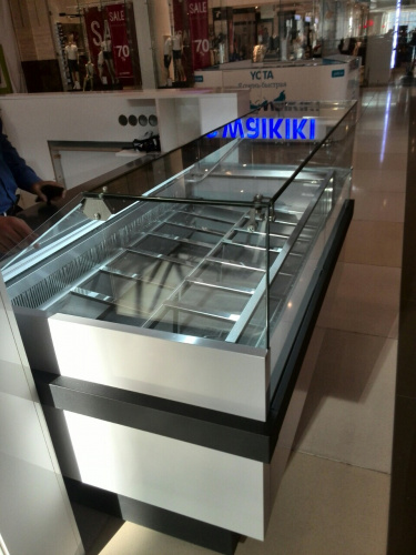 Фото Витрина для мороженого Enteco Немига Cube ВНУ 150 ICE, картинка, монтаж, сервис, доставка, сервисное обслуживание