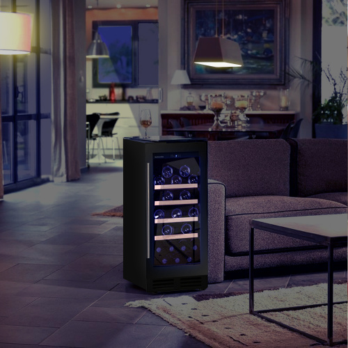 Фото Винный шкаф Dunavox DAU-32.83B, картинка, монтаж, сервис, доставка, сервисное обслуживание