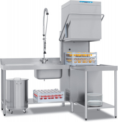 Фото Купольная посудомоечная машина Elettrobar River 382, картинка, монтаж, сервис, доставка, сервисное обслуживание