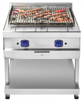 Фото Гриль лавовый газовый Abat ГЛК-90П, картинка, монтаж, сервис, доставка, сервисное обслуживание