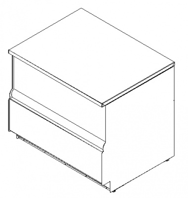 Фото Прилавок Полюс П-0,9 Carboma Cube, картинка, монтаж, сервис, доставка, сервисное обслуживание
