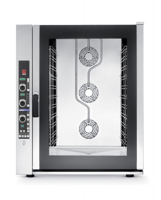 Фото Печь конвекционная с пароувлажнением Tecnoeka EKF1111EUD, картинка, монтаж, сервис, доставка, сервисное обслуживание