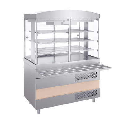 Фото Холодильная витрина Атеси Ривьера ХВ-1120-02, картинка, монтаж, сервис, доставка, сервисное обслуживание