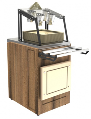 Фото Диспенсер для приборов Провиантъ LD Steel, картинка, монтаж, сервис, доставка, сервисное обслуживание