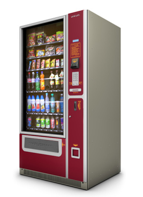 Фото Снековый торговый автомат Unicum Food Box для установки в термобокс, картинка, монтаж, сервис, доставка, сервисное обслуживание