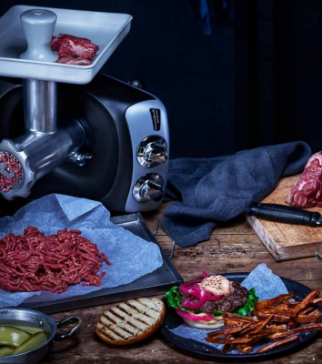 Фото Комбайн кухонный Ankarsrum AKM6230 B матовый черный, картинка, монтаж, сервис, доставка, сервисное обслуживание