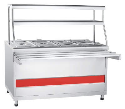 Фото Мармит 2-х блюд Abat ЭМК-70КМ паровой, картинка, монтаж, сервис, доставка, сервисное обслуживание