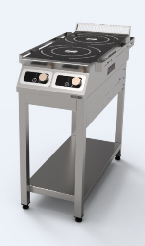 Фото Плита индукционная Dominator ПЭИ-2/G2 D, картинка, монтаж, сервис, доставка, сервисное обслуживание