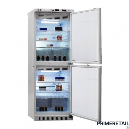 Фото Холодильник фармацевтический двухкамерный Pozis ХФД-280 метал. дверь, картинка, монтаж, сервис, доставка, сервисное обслуживание