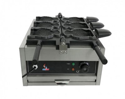 Фото Вафельница Airhot WBF-3 Рыбки, картинка, монтаж, сервис, доставка, сервисное обслуживание