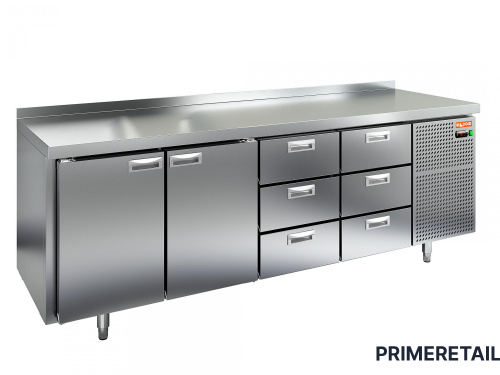Фото Стол охлаждаемый Hicold GN 1133 BR2 TN, картинка, монтаж, сервис, доставка, сервисное обслуживание