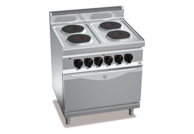 Фото Плита электрическая Berto's E7P4+FE, картинка, монтаж, сервис, доставка, сервисное обслуживание