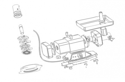 Фото Мясорубка Rosso HM-22A, картинка, монтаж, сервис, доставка, сервисное обслуживание