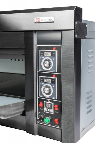 Фото Печь подовая Miratek BK-12 (газ) с пароувлажнением, картинка, монтаж, сервис, доставка, сервисное обслуживание