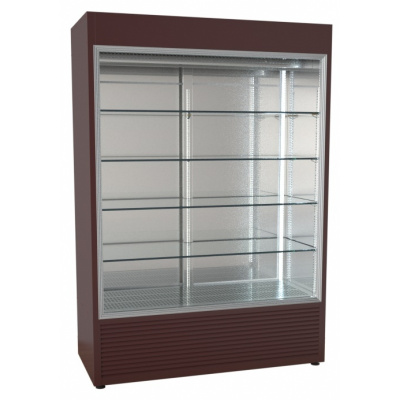 Фото Витрина вертикальная Glacier ВВ-1000 кондитерский вариант, обшит МДФ, картинка, монтаж, сервис, доставка, сервисное обслуживание