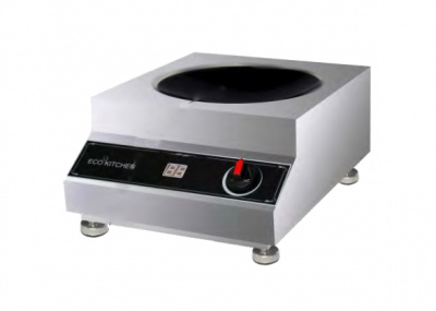 Фото Плита индукционная настольная Wok Eco Kitchen IND-13W-8000, картинка, монтаж, сервис, доставка, сервисное обслуживание