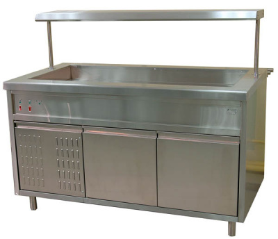 Фото Прилавок холодильный открытый с полкой Тулаторгтехника ПВ(Н)О-1, картинка, монтаж, сервис, доставка, сервисное обслуживание