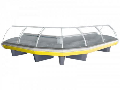 Фото Среднетемпературная угловая витрина Enteco Немига Lux УН 90 ВС Self, картинка, монтаж, сервис, доставка, сервисное обслуживание