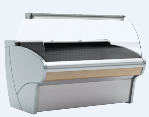 Фото Холодильная витрина Полюс ВХСр-1,25 Carboma G110 (динамика) вынос (G110 VV 1,25-1-1), картинка, монтаж, сервис, доставка, сервисное обслуживание