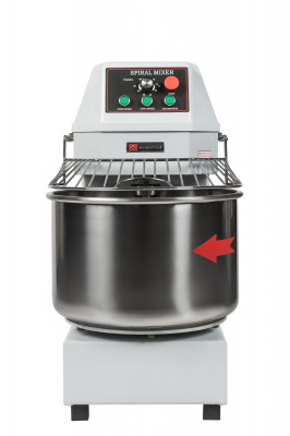Фото Тестомес спиральный Miratex PX-60, картинка, монтаж, сервис, доставка, сервисное обслуживание