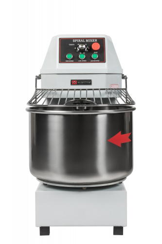 Фото Тестомес спиральный Miratex PX-60, картинка, монтаж, сервис, доставка, сервисное обслуживание