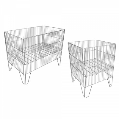 Фото Корзина для распродаж с цинк-хромовым покрытием Shols 0402-100-60, картинка, монтаж, сервис, доставка, сервисное обслуживание