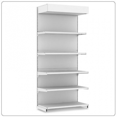 Фото Пристенный стеллаж Eco Line L=1250 мм H=2250 мм с навесом с подсветкой, картинка, монтаж, сервис, доставка, сервисное обслуживание