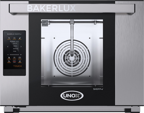 Фото Конвекционная печь Unox XEFT-04HS-ETDV с пароувлажнением, картинка, монтаж, сервис, доставка, сервисное обслуживание