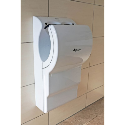 Фото Сушилка для рук Dyson dB АВ14 цвет белый, картинка, монтаж, сервис, доставка, сервисное обслуживание