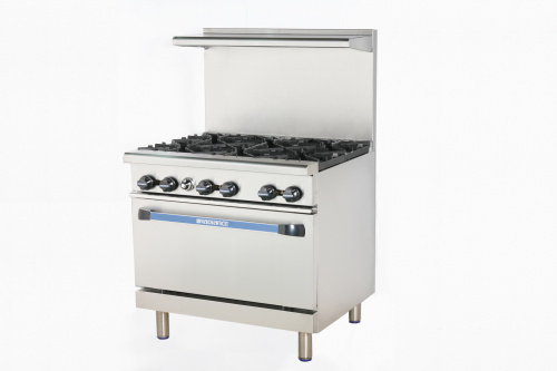 Фото Плита газовая с духовым шкафом Turbo air TAR-6, картинка, монтаж, сервис, доставка, сервисное обслуживание