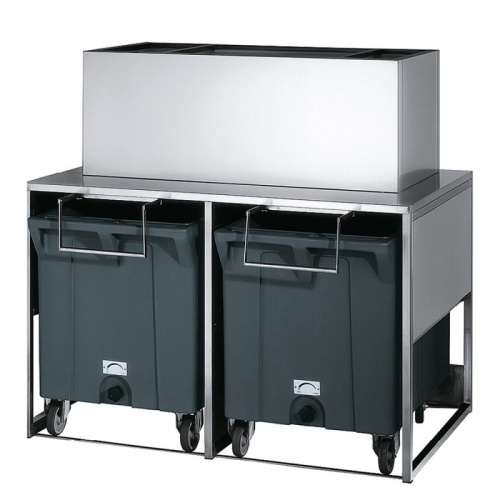 Фото Бункер Brema Double Roller Bin 100 д/льдогенераторов серии Muster 350-600, картинка, монтаж, сервис, доставка, сервисное обслуживание