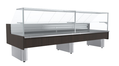 Фото Холодильная витрина Полюс ВХСн-1,25 Carboma GC110 вынос (GC110 SL 1,25-1-1), картинка, монтаж, сервис, доставка, сервисное обслуживание