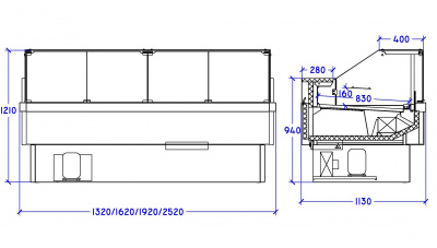 Фото Витрина рыба на льду Enteco Немига Cube 180 ВС (Р), картинка, монтаж, сервис, доставка, сервисное обслуживание