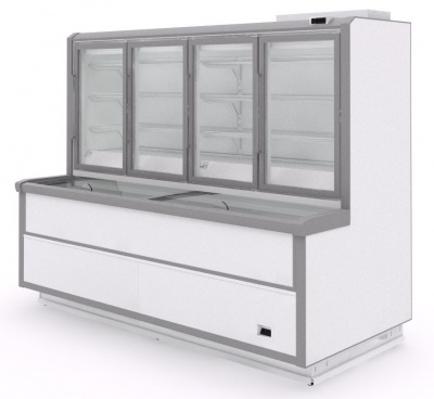 Фото Холодильная витрина МХМ Эверест ВХН-3,75, картинка, монтаж, сервис, доставка, сервисное обслуживание