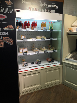 Фото Горка холодильная Brandford Vento L Plug-in гастрономическая, картинка, монтаж, сервис, доставка, сервисное обслуживание