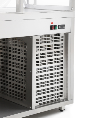 Фото Прилавок холодильный Luxstahl ПХК (С)-1200, картинка, монтаж, сервис, доставка, сервисное обслуживание