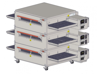 Фото Печь для пиццы конвейерная электрическая XLT X4 1832-3 380 В 3ф, картинка, монтаж, сервис, доставка, сервисное обслуживание