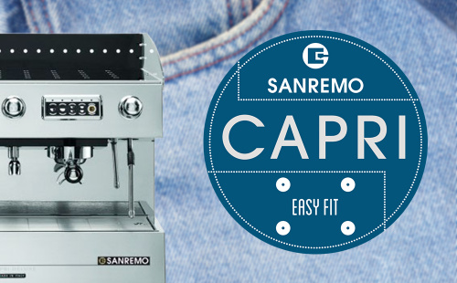 Фото Кофемашина Sanremo Capri SAP 2 гр. полуавтоматическая, картинка, монтаж, сервис, доставка, сервисное обслуживание