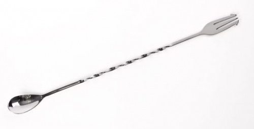 Фото Ложка барменская с вилочкой 25 см. нерж. MGSteel, картинка, монтаж, сервис, доставка, сервисное обслуживание
