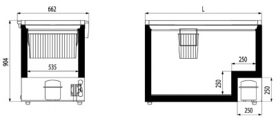 Фото Морозильный ларь Italfrost CF300S, картинка, монтаж, сервис, доставка, сервисное обслуживание