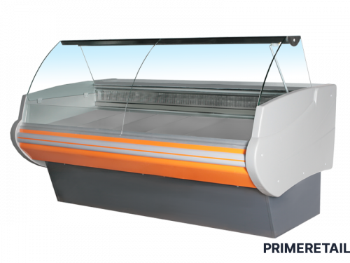 Фото Среднетемпературная витрина Enteco Немига Standart 150 ВС на глухом основании, картинка, монтаж, сервис, доставка, сервисное обслуживание