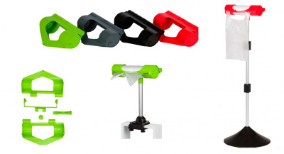 Фото Диспенсер плоских пакетов Ingemann (серый), картинка, монтаж, сервис, доставка, сервисное обслуживание