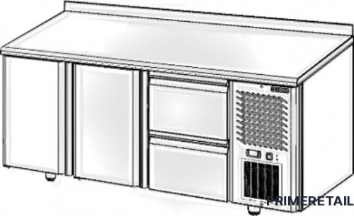 Фото Стол холодильный Polair TM3GN-002-G, картинка, монтаж, сервис, доставка, сервисное обслуживание